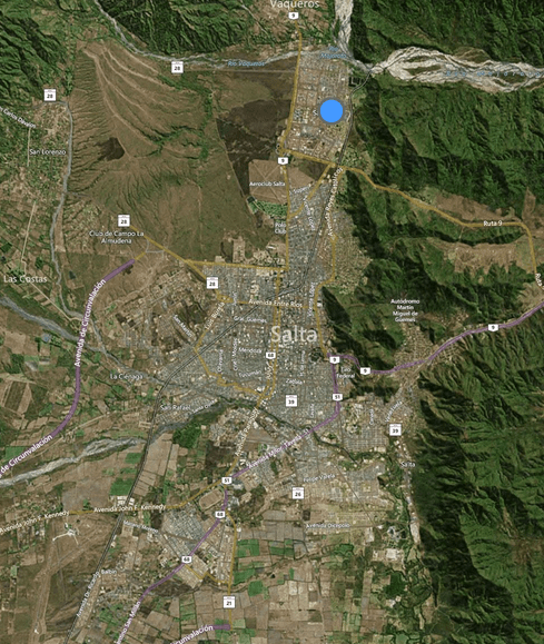 The Foundations location is in the North of the city.