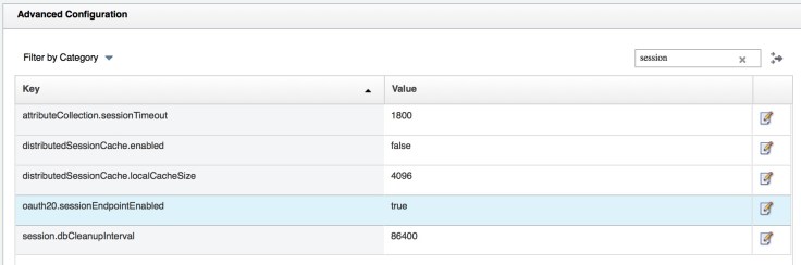 Enable the OAuth Session Endpoint